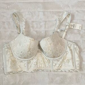 Aerie Show Off Real Lace Balconette Bra
